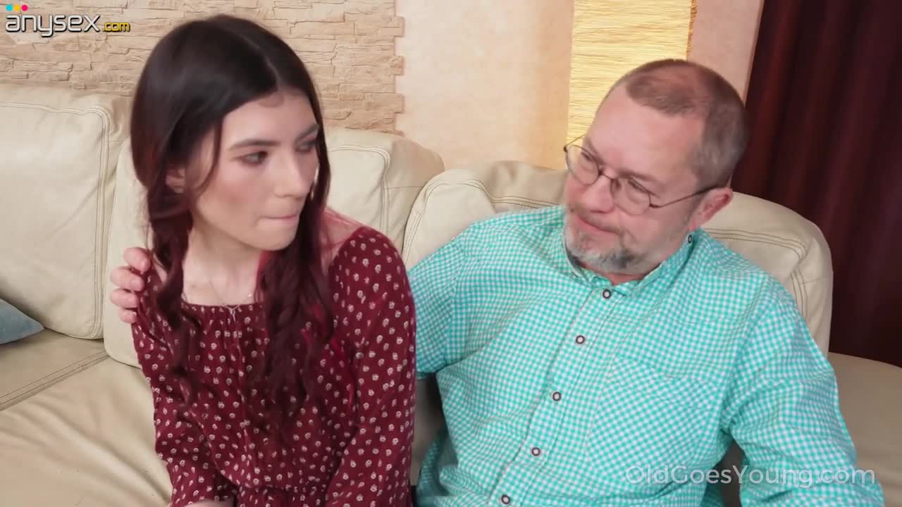 An old man teaches lovely young brunette what to do with a cock and fucks her  in her mouth and pussy Free Porn Videos | ePornAny.