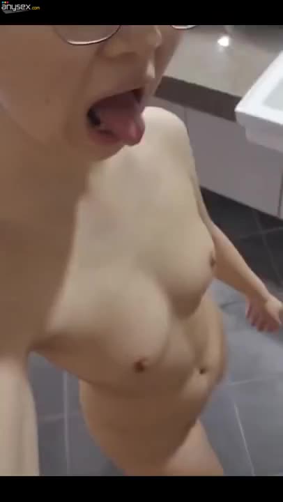 Naked Chinese streaker rubs her pussy right in the public toilet Free Porn Videos | ePornAny.
