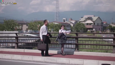 Cute brunette employee fucked hard by her old boss