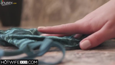 Stunning doll Lyra Lockhart gets a long-awaited cumshot on her hairy pussy after a great fuck.