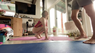Yoga class fuck with many POVs