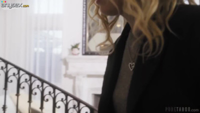 Asian and blonde Milfs lick pies while banged hard - Pure Taboo