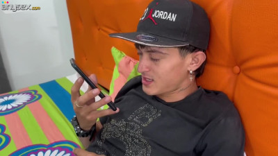 Skinny insolent guy with an impressive cock fucks this incredible latina teen with a bubble butt