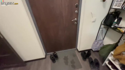 Russian wife pays off husband's debt in doggy pose and sucks cock