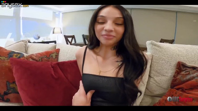 Tiny Slim Busty Latina Beauty Tries Her Very 1-st BBC & Really Enjoys When It Smashes Her Little Slit