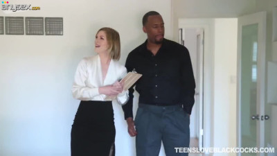Blonde beauty Ella Nova is getting her pussy tore by bbc Jovan Jordan