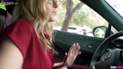 Busty Blonde MILF In Glasses Doesn't Ming Taking Some Cum In Her Ass After Wild Sex With Her Stepson