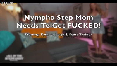 Phat bottomed stepmom didn't have sex in a long time - and she will improve it today!